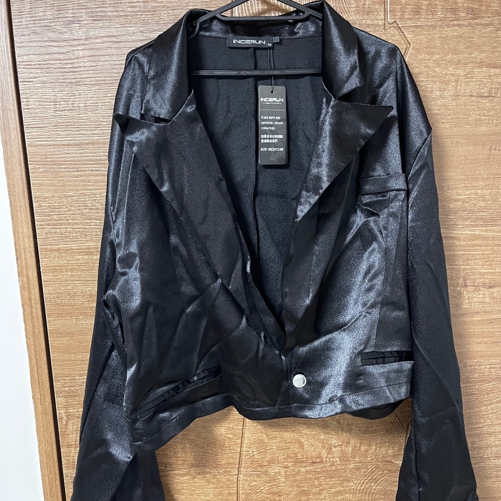 Korean kpop cropped blazer